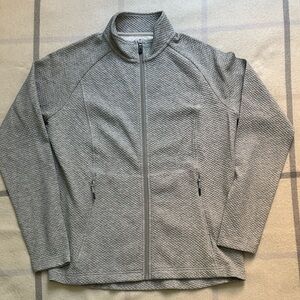 North End Women’s Full Zip Waffle Sweatshirt Size Medium